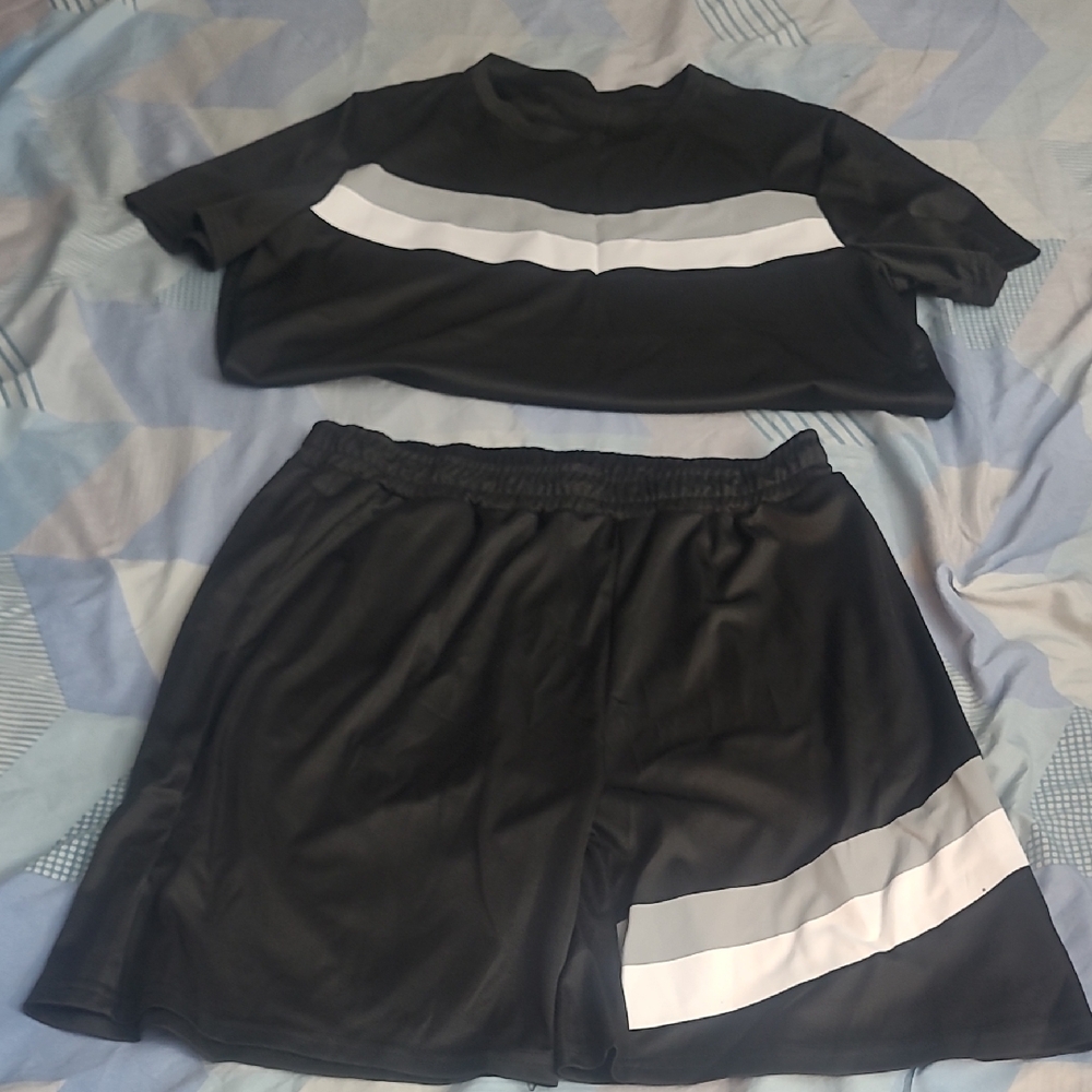 Black and White Athletic Set